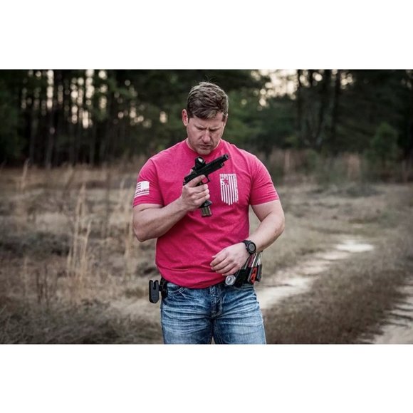 HOWITZER Clothing Men's T-Shirt S/S RED DEPLOYED - Picture 5 of 11